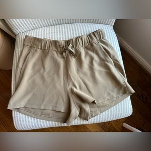 Lululemon Tan Shorts with Pockets